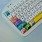 Fancy 104+25 PBT Dye-subbed Keycaps Set Cherry Profile for MX Switches Mechanical Gaming Keyboard